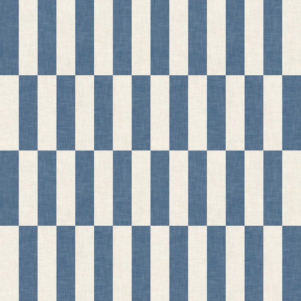 Textured Geometric Tile - Ultramarine Blue