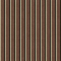 Tailored Stripe - Deep Warm Brown wallpaper