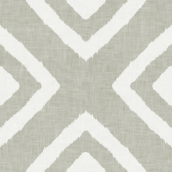 Modern Ikat - Warm Grey