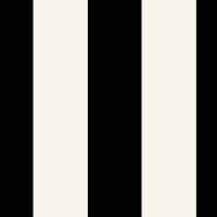 Bold black and ivory white cabana stripe tapety