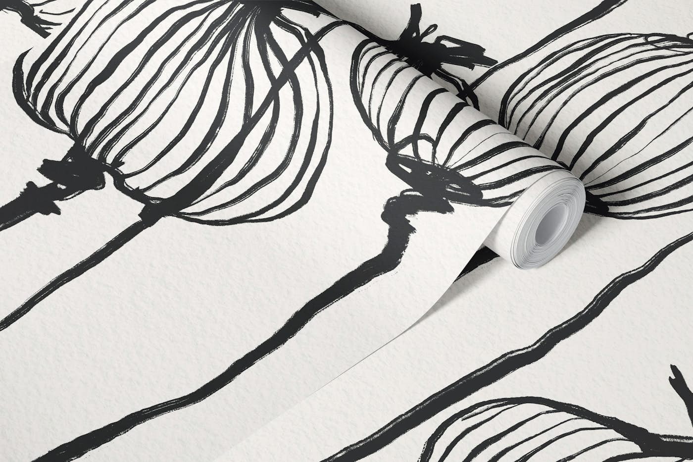 Poppy Pods wallpaper roll