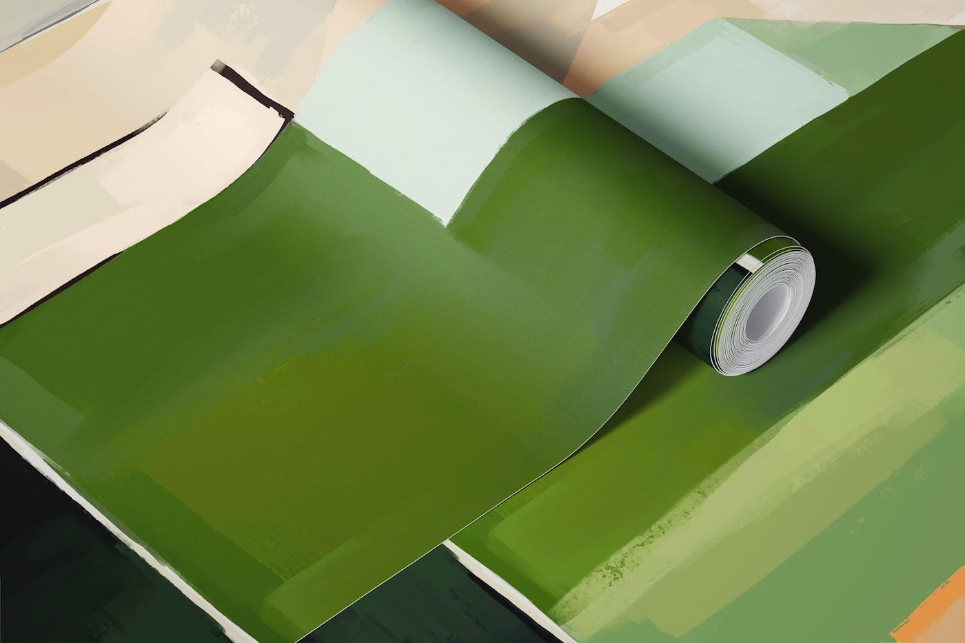 Modern Still Life Bottles wallpaper roll