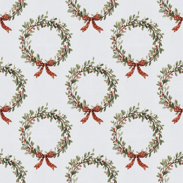 Holly Jolly Mistletoe Garland