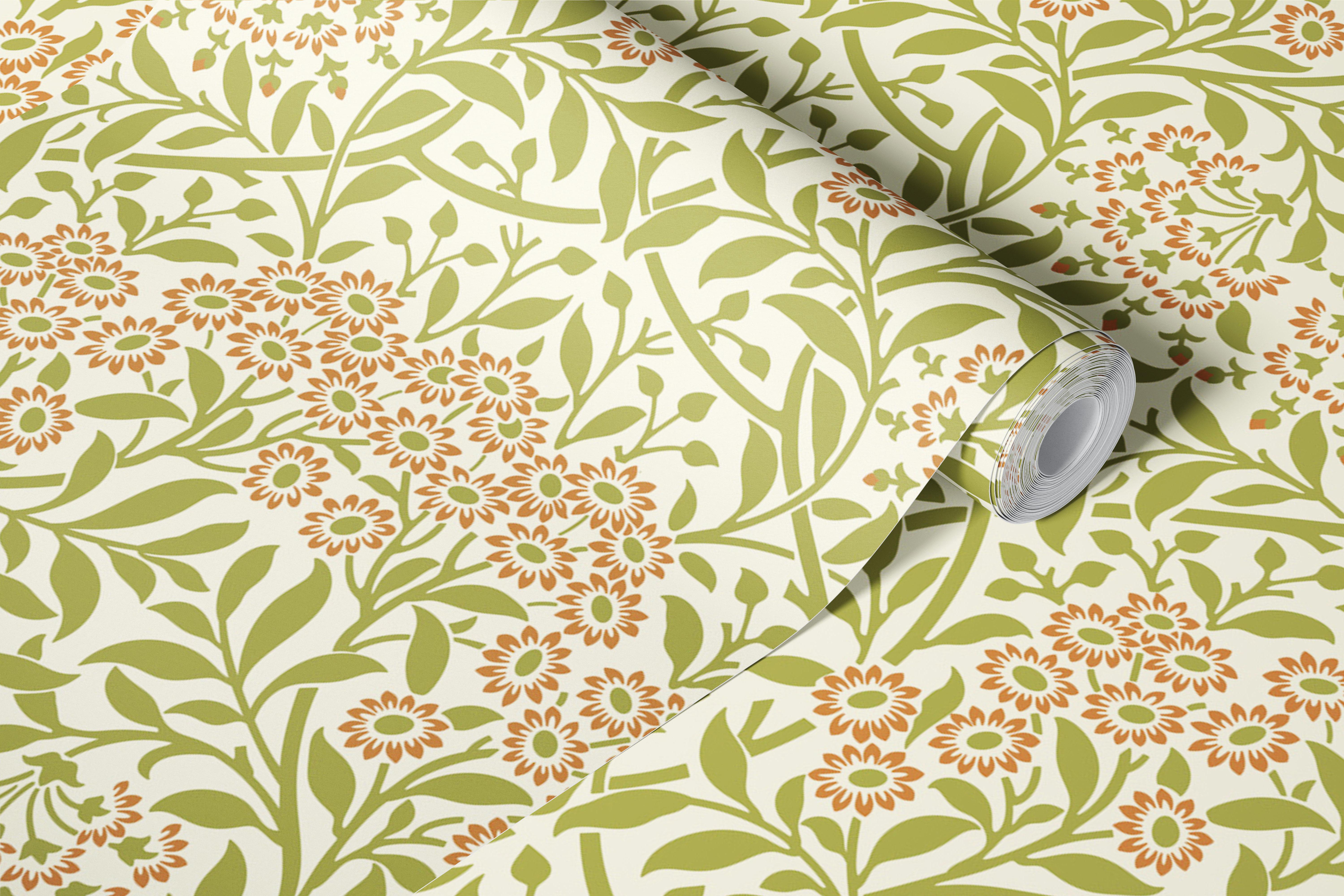 William Morris Michaelmas Daisy 9 tapet i et rum