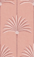 Palm Stripes Terracotta Plaster - Medium papiers peint