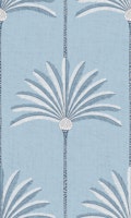 Palm Stripes Breezy Blue - Medium papiers peint