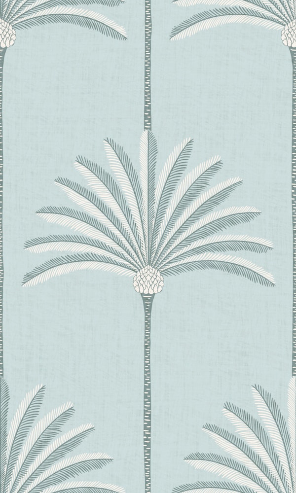 Palm Stripes Seaside Mist - Medium