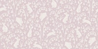 Woodland Rabbits - Dusty Pink Girls Nursery wallpaper