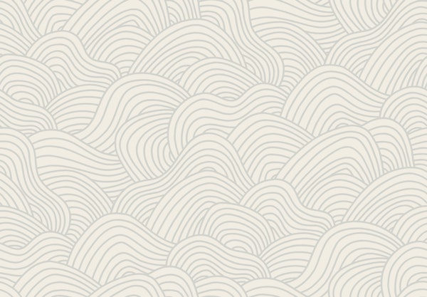 wavy lines - silver grey