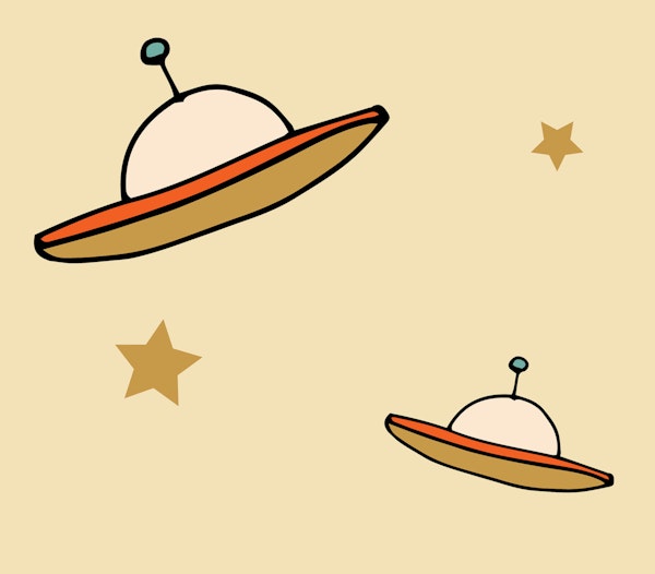 Minimal Vintage UFO Beige