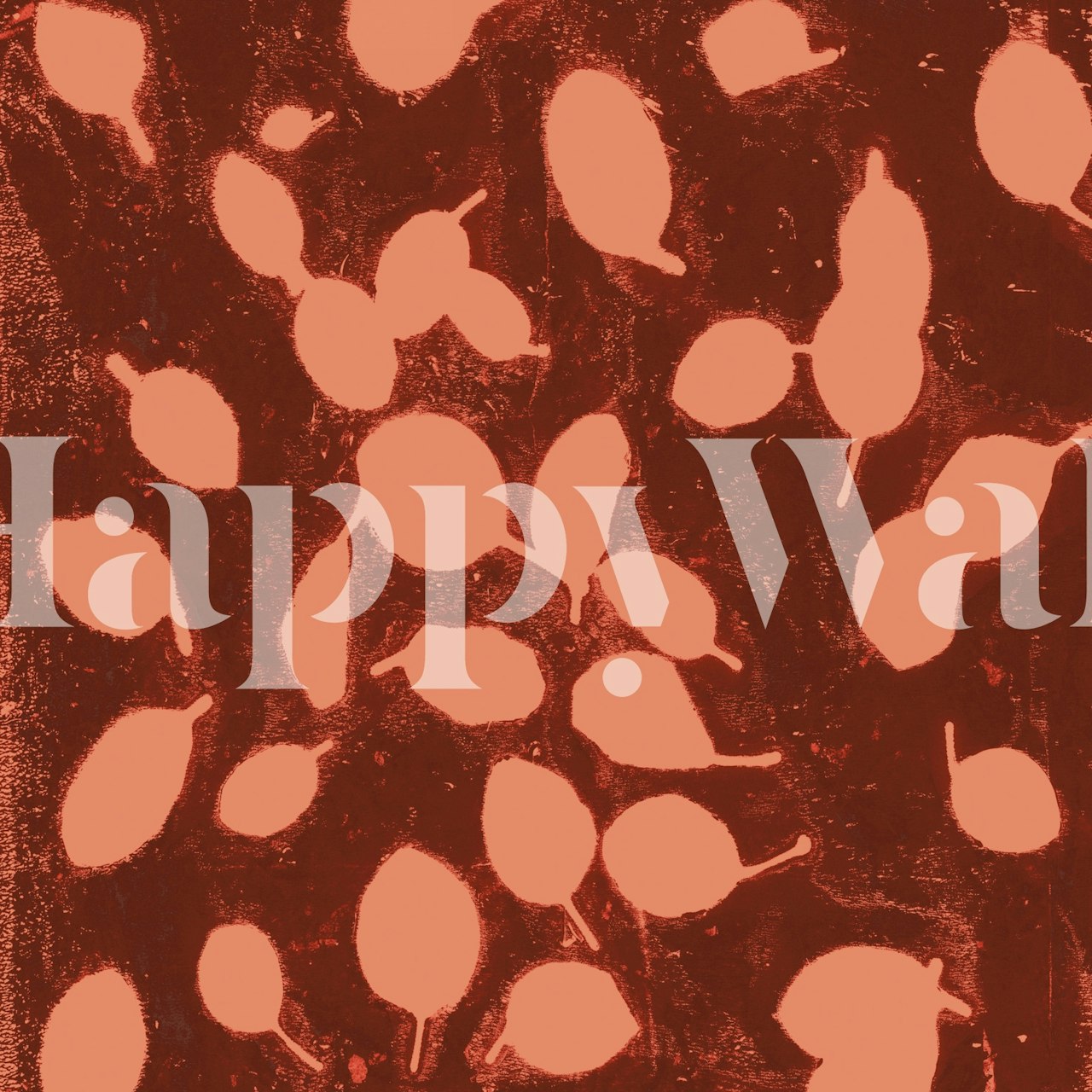 Leaves texture wallpaper in een kameropstelling