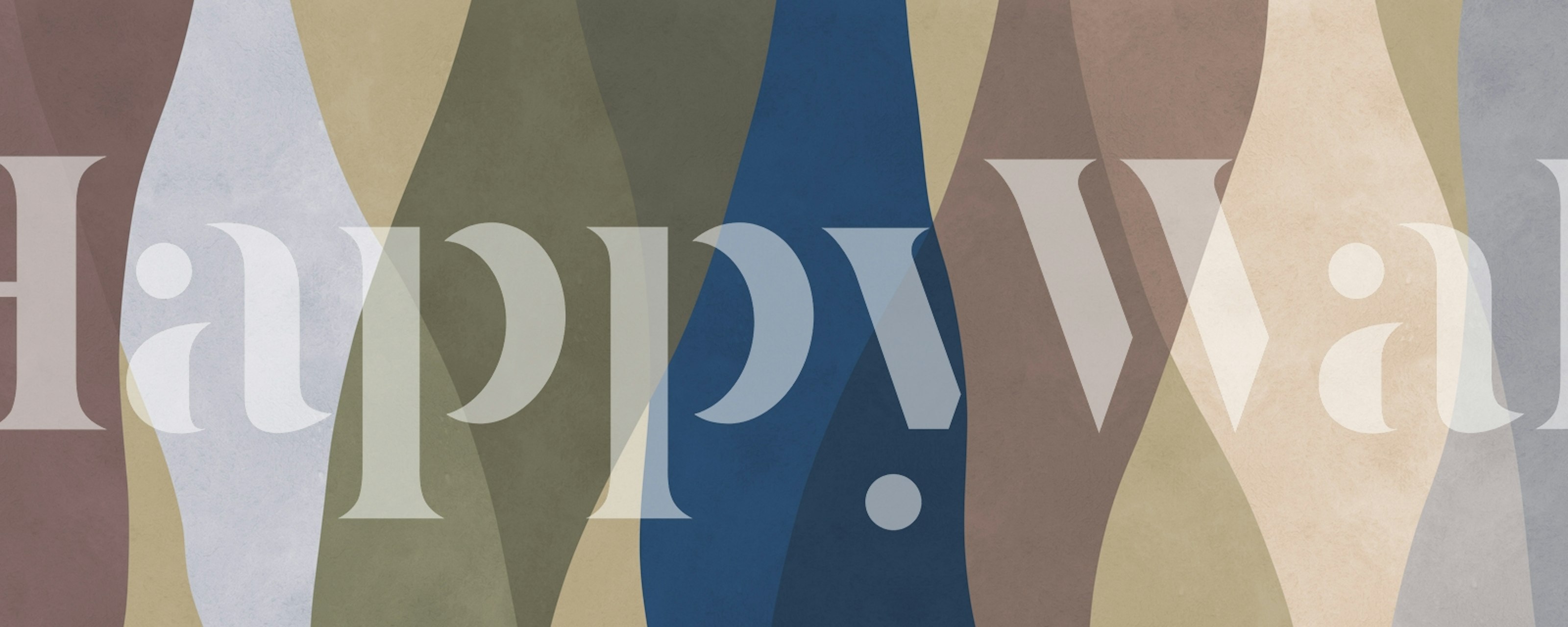 Muted Tones Cascade tapet i et rom