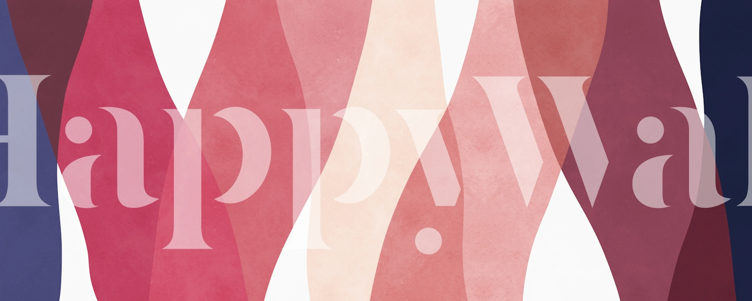 Coral Wave Serenity-behang in een kamer