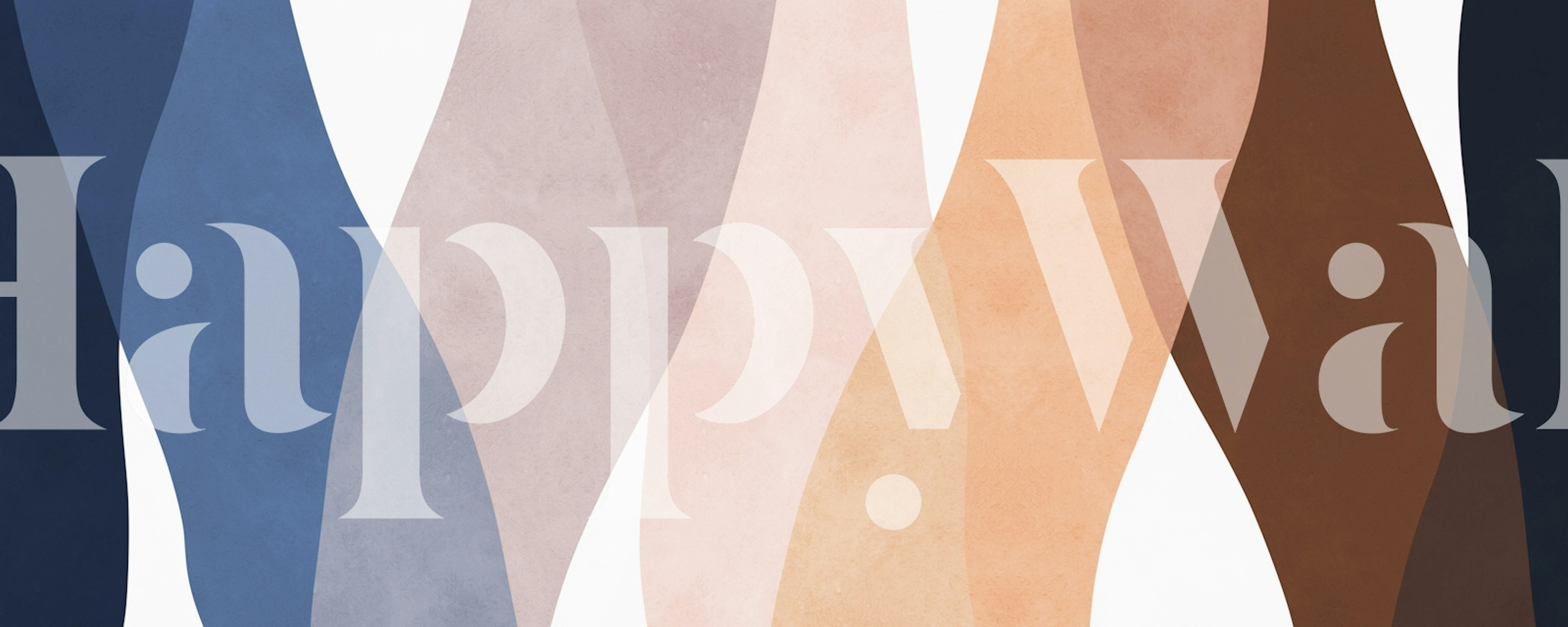 Tapeta Serene Wave Blend v pokoji