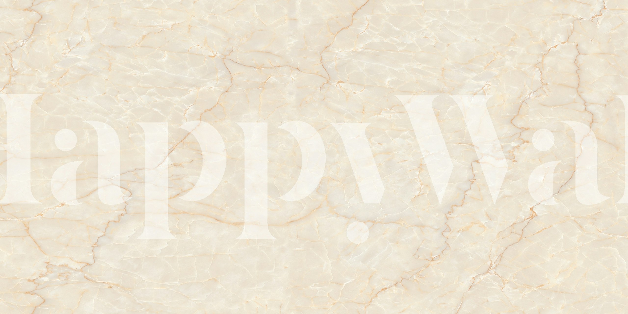 Crema Marfil Marble Stone wallpaper in a room