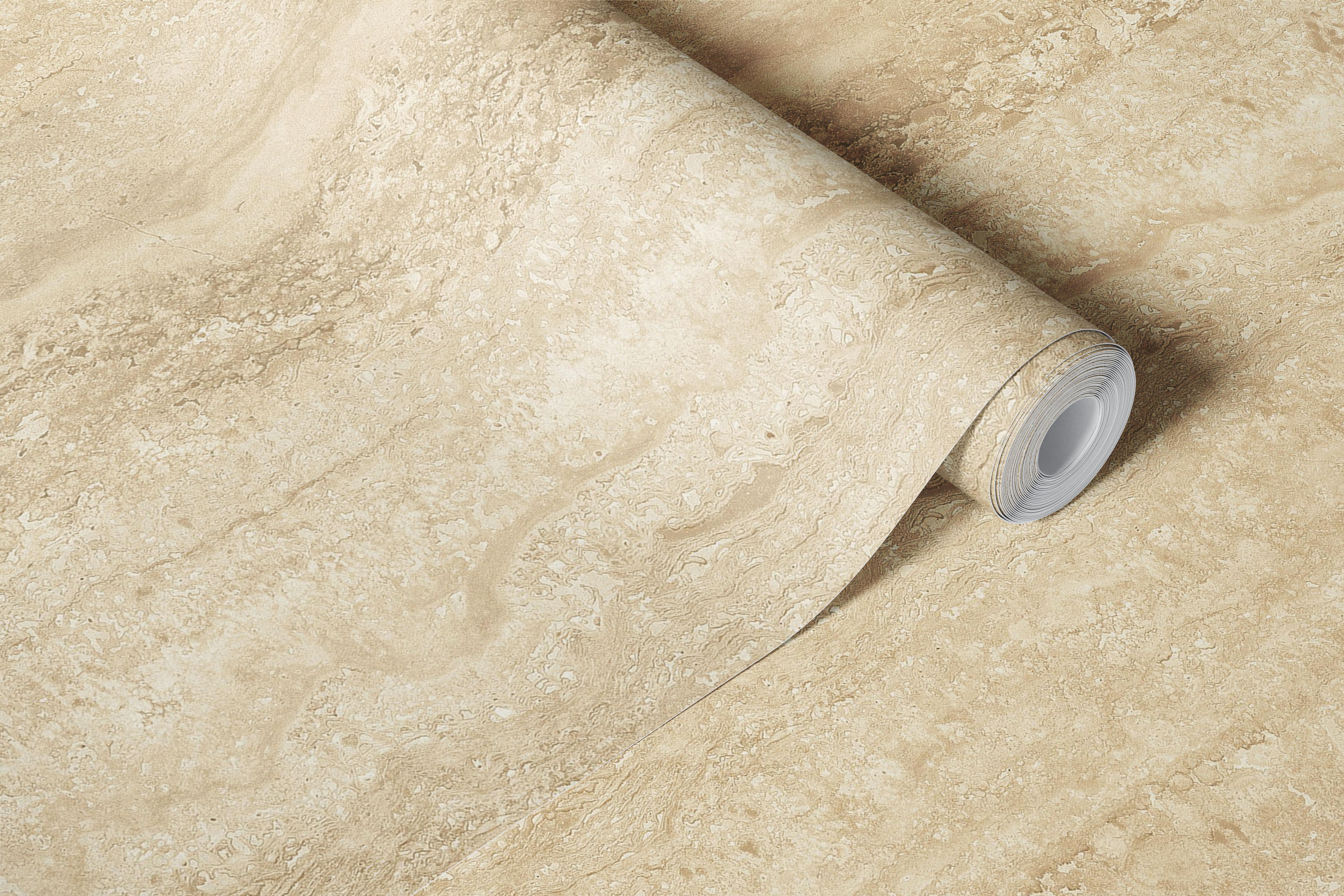 Beige marble effect wallpaper with subtle texture