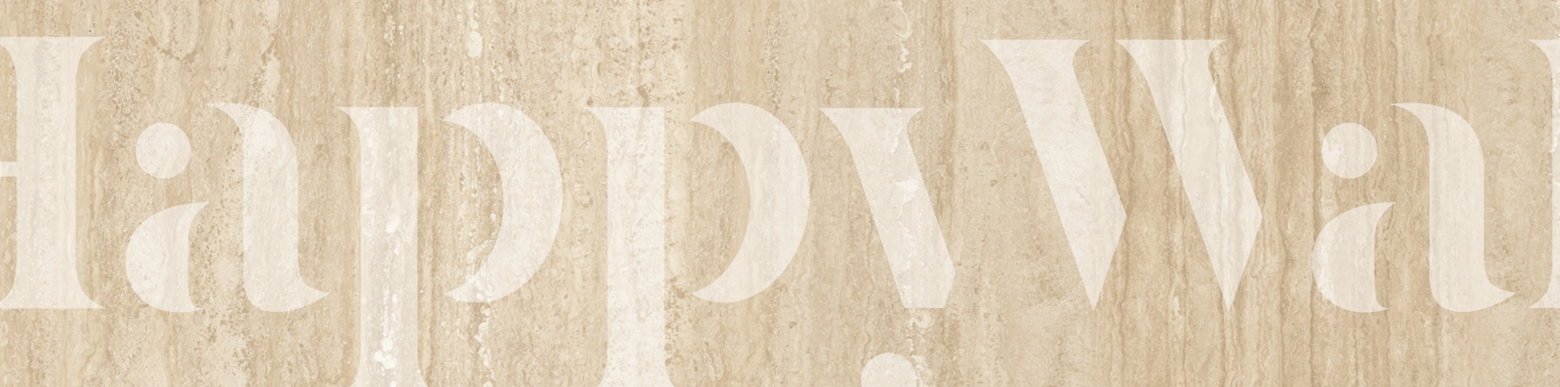 Beige marble effect wallpaper with subtle texture