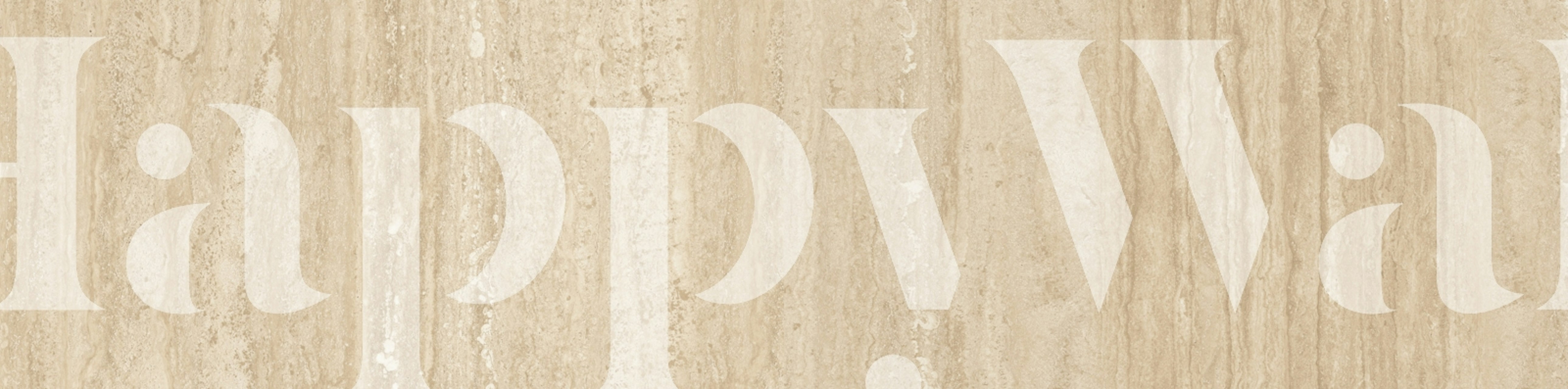 Beige marble effect wallpaper with subtle texture