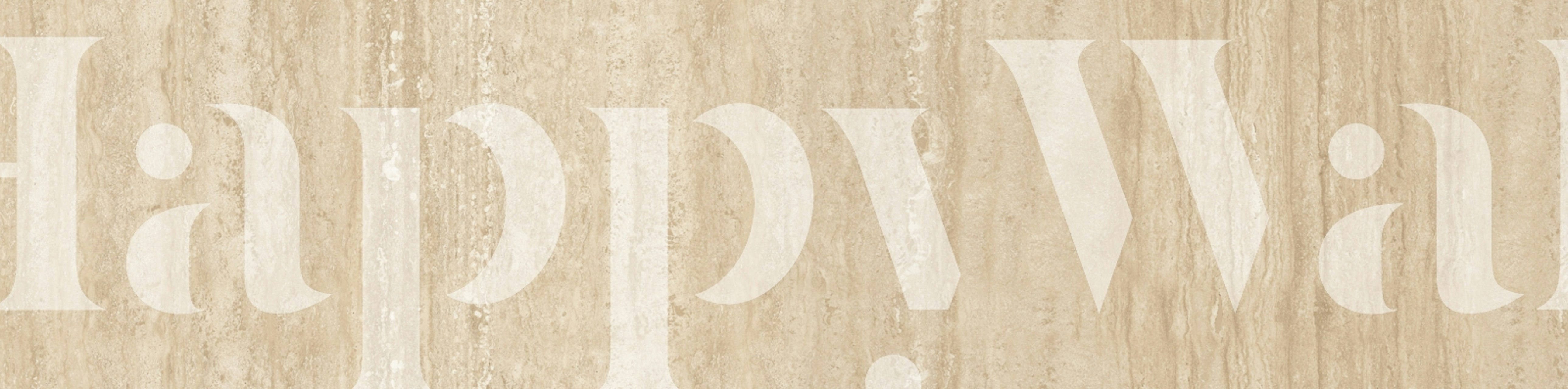 Natural Limestone behang in een kamer setting