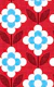 Preloved blooms-red-turq-granny squares