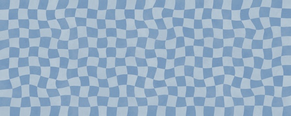 Blue Wavy Grid