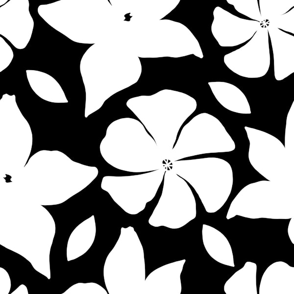 Minimalist Floral in Mono