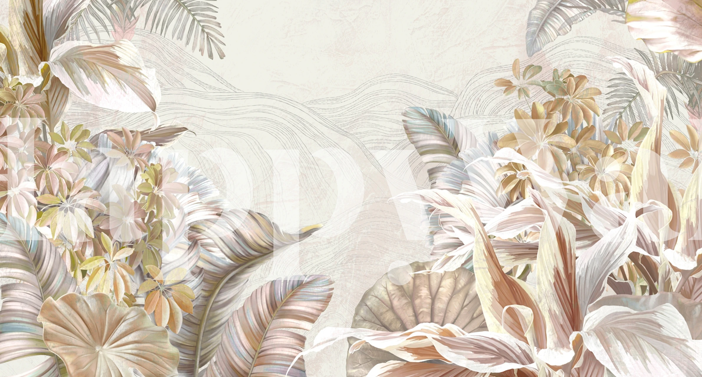 Fresh Botanical Style tapet i ett rum