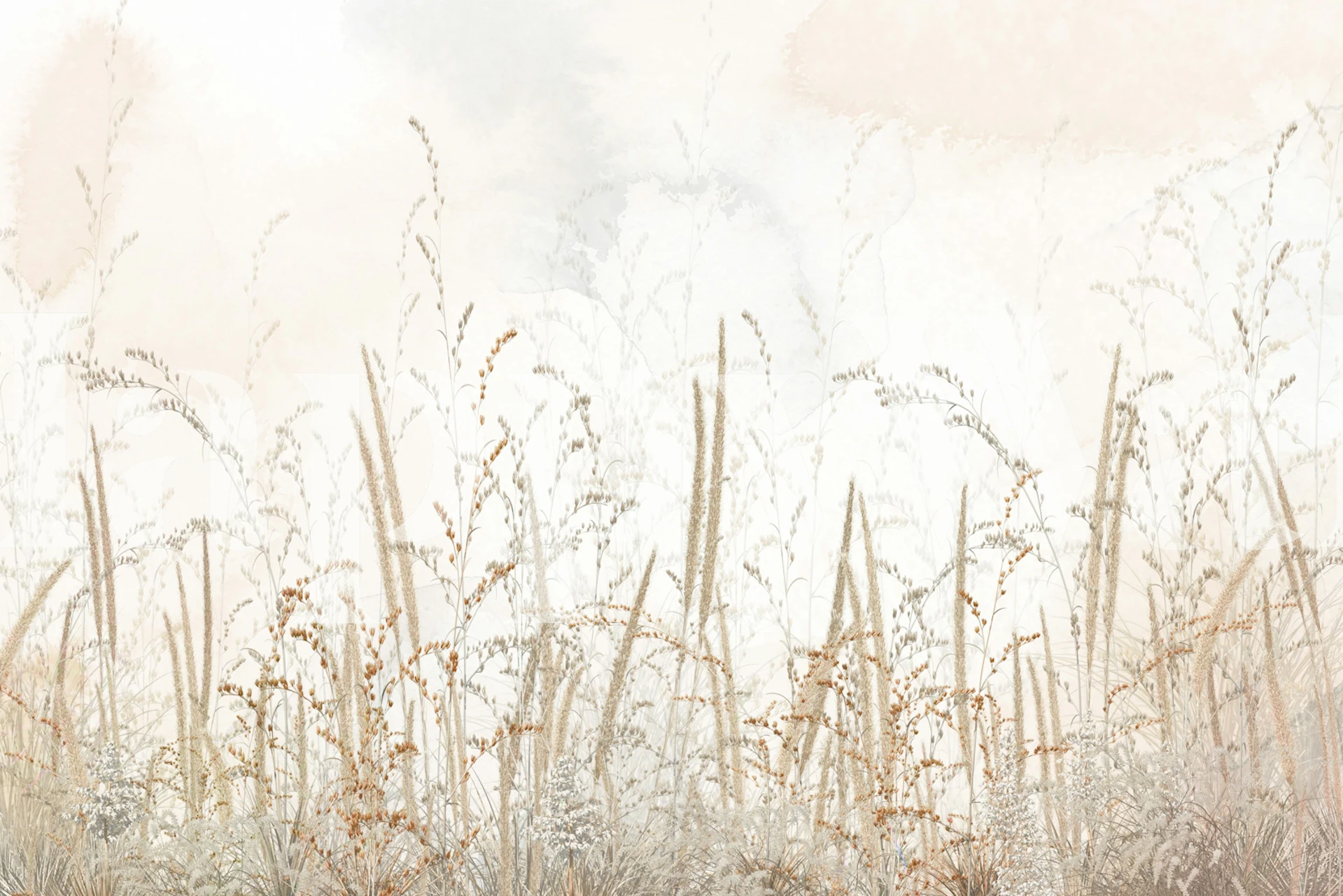 Lush Green Forest Haven Tapete in einem Raum