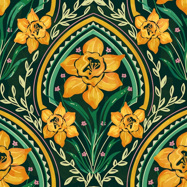 Ornate Daffodil Fantasy