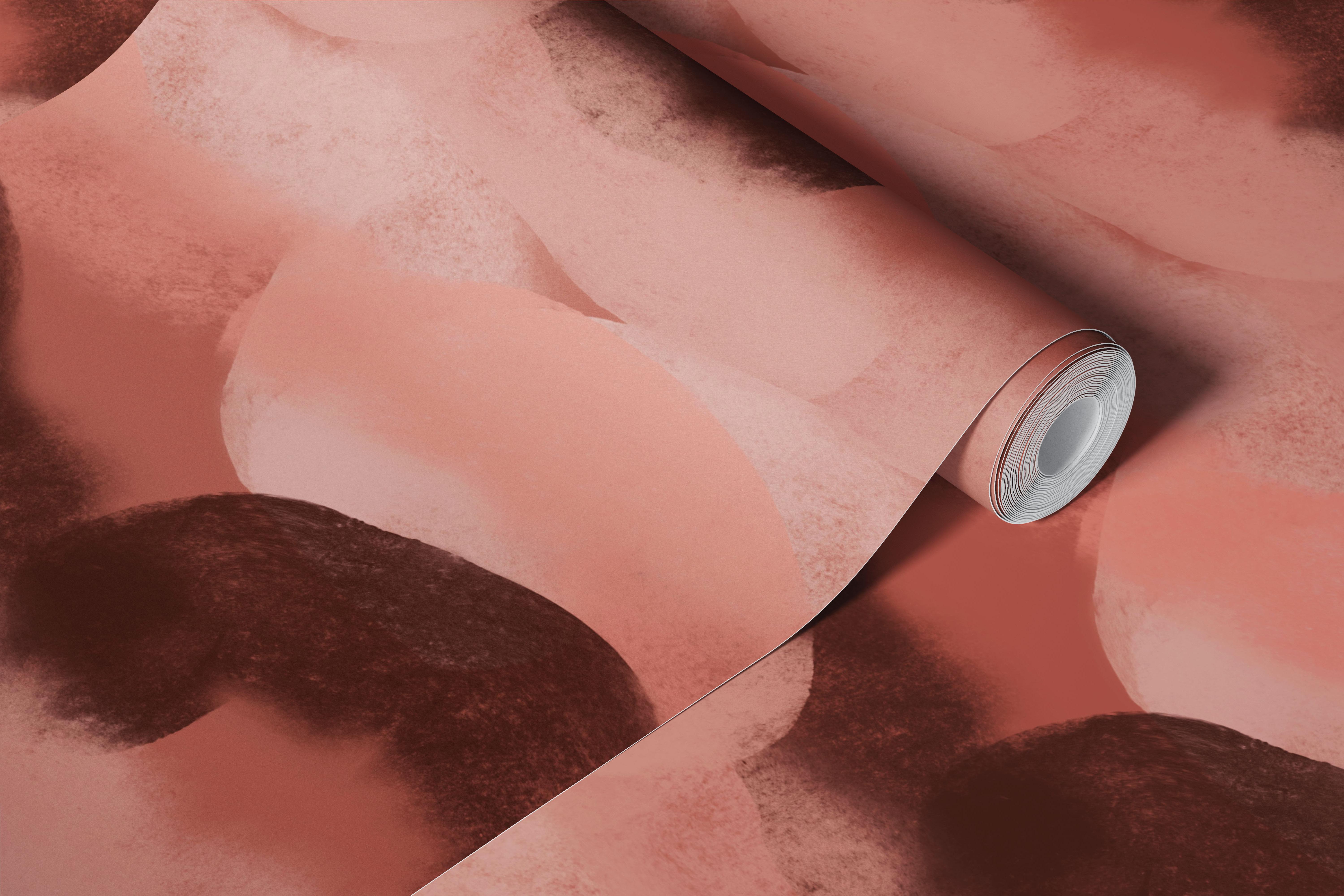 Projekt tapety Abstract Sunset shapes