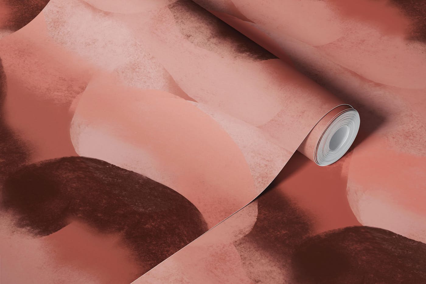 Abstract Sunset shapes wallpaper roll