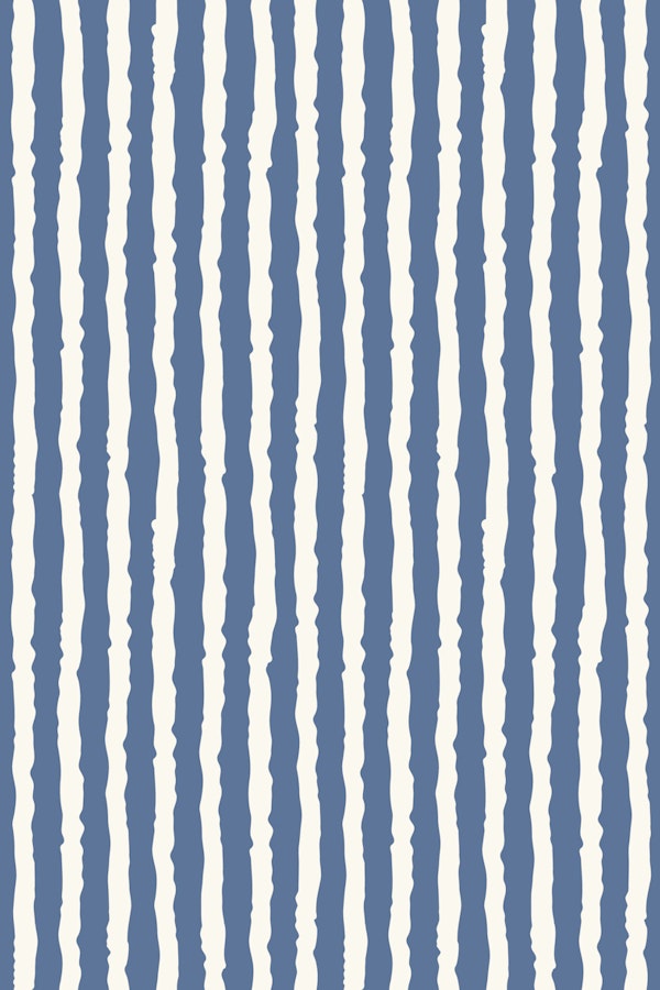 Navy Blue Ripple Stripes