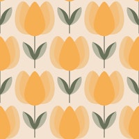 Tulip Field Dream Yellow tapete