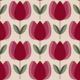 Tulip Field Dream Deep Red