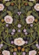 Floral Nouveau nostalgia dark lilac
