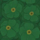 Giant Poppies - 70s Maximalist Floral - Green