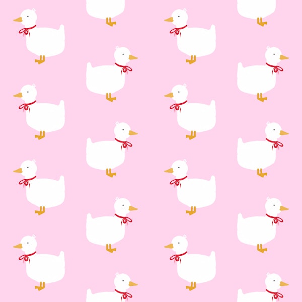 Duck Whimsical Parade Pink