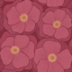 Giant Poppies - Maximalist Floral - Burgundy