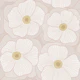 Giant Poppies - Retro Boho 70s Floral - Cream