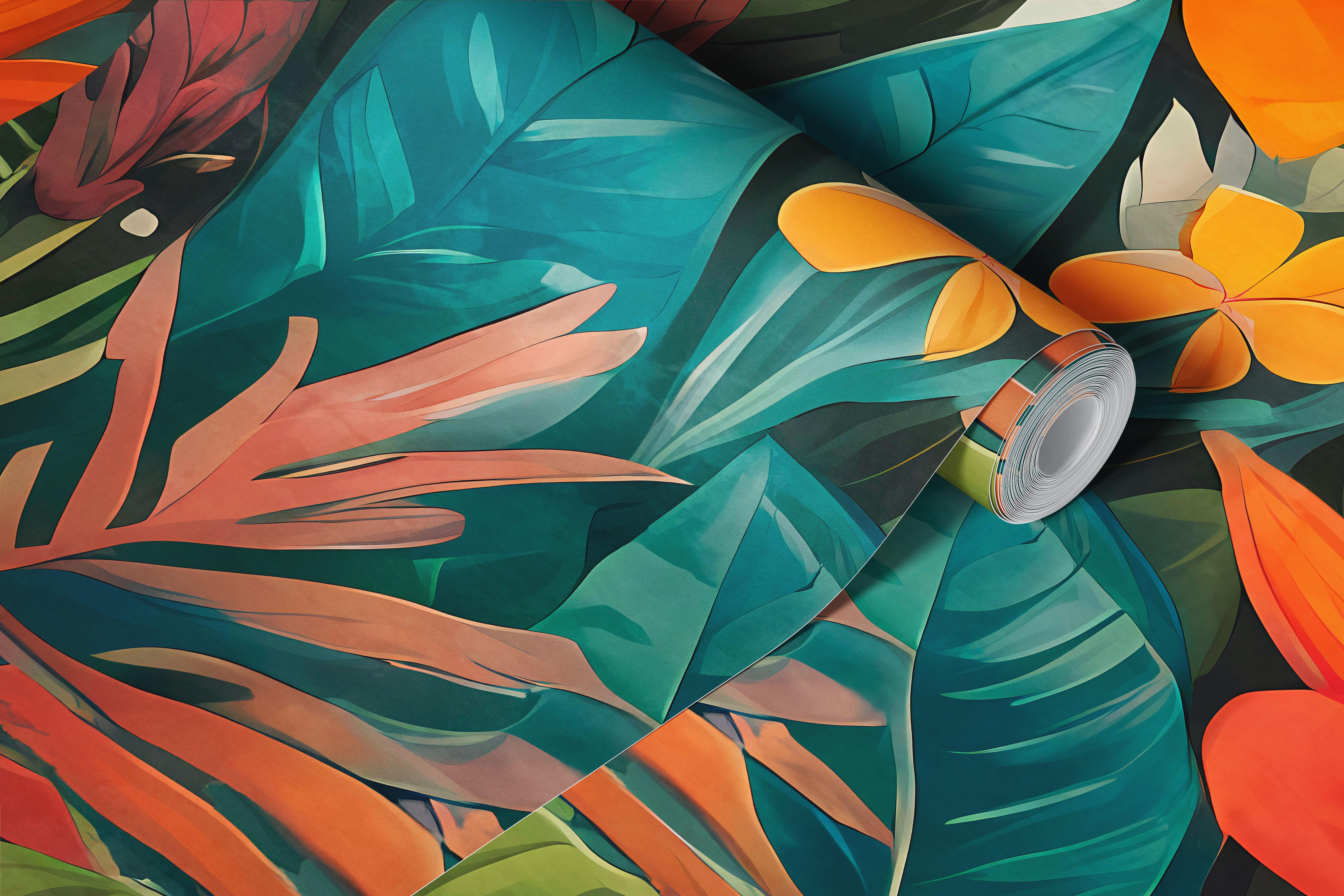 Exotic Garden Dream tapet i et rum