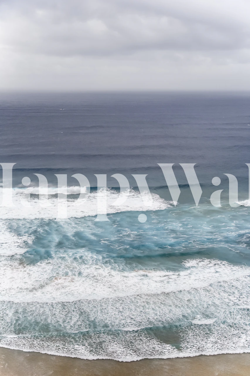 Oceanic Algarve beach surf wallpaper scene