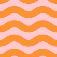 Pink and Orange Modern Waves 1 papiers peint