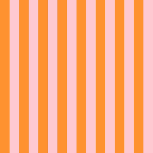 Pink and Orange Stripes - Medium