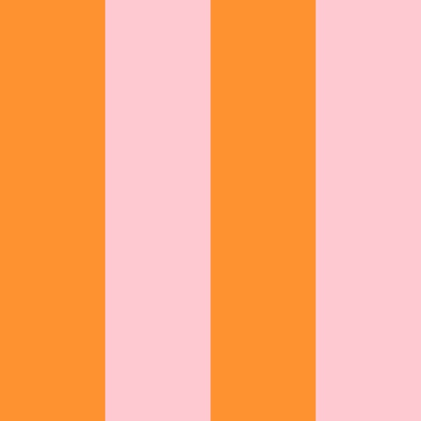 Pink and Orange Stripes - Wide