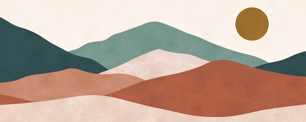 Sunset Over the Hills