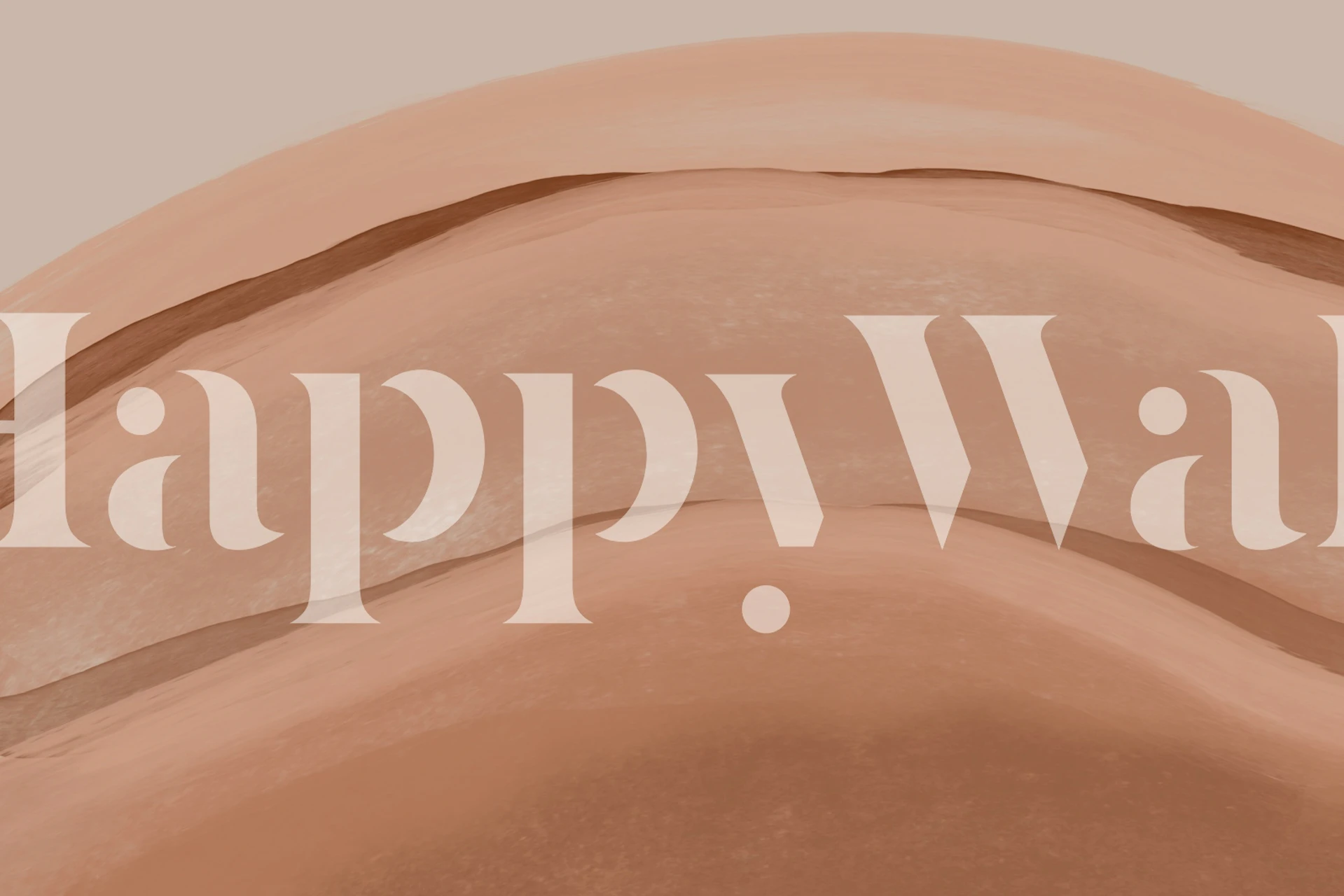 Abstract layering of soft earthy tones in sand colors wallpaper