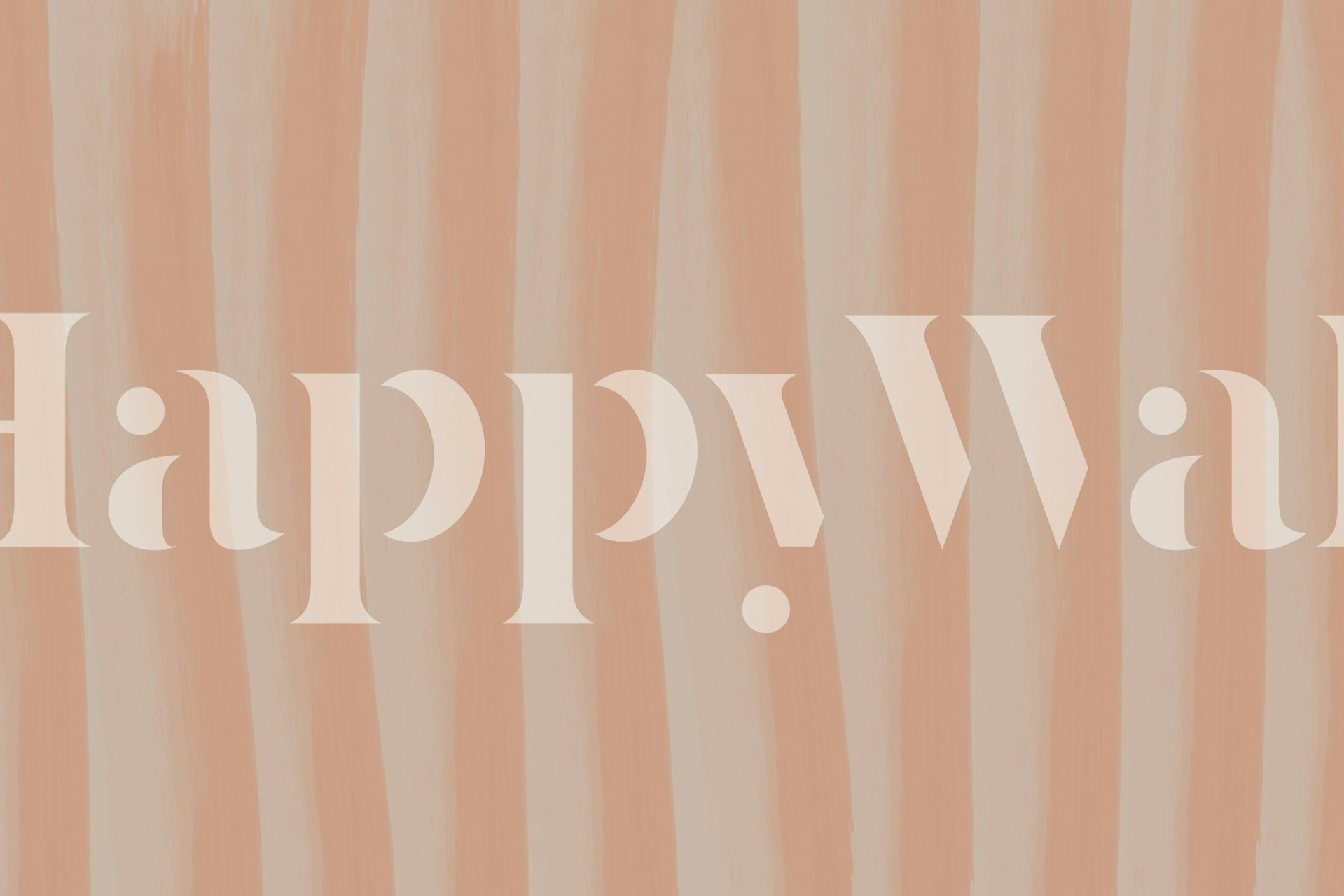 Tapeta Gentle Peach Lines w aranżacji pokoju