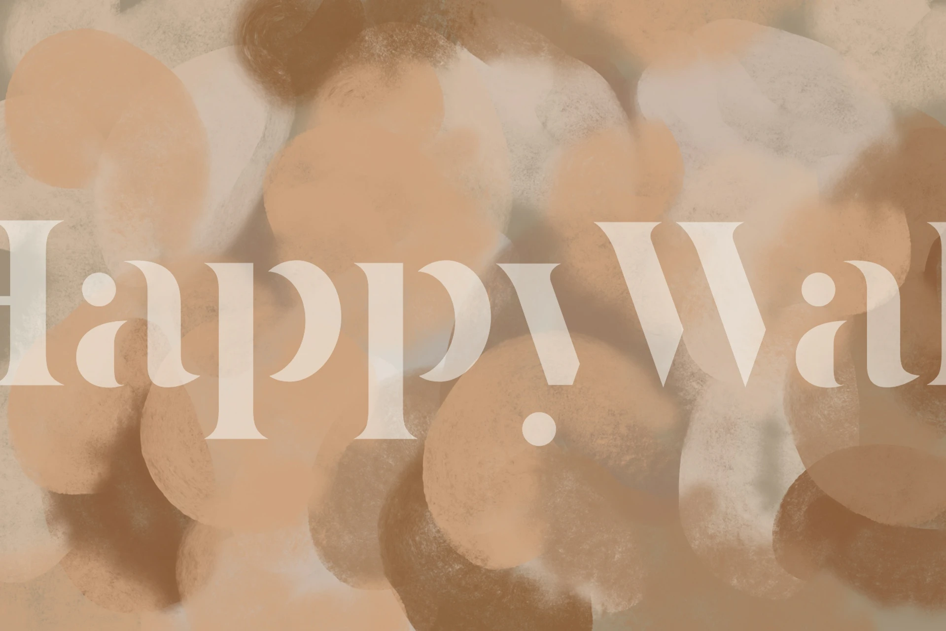 Soft earthy tones wallpaper in a room