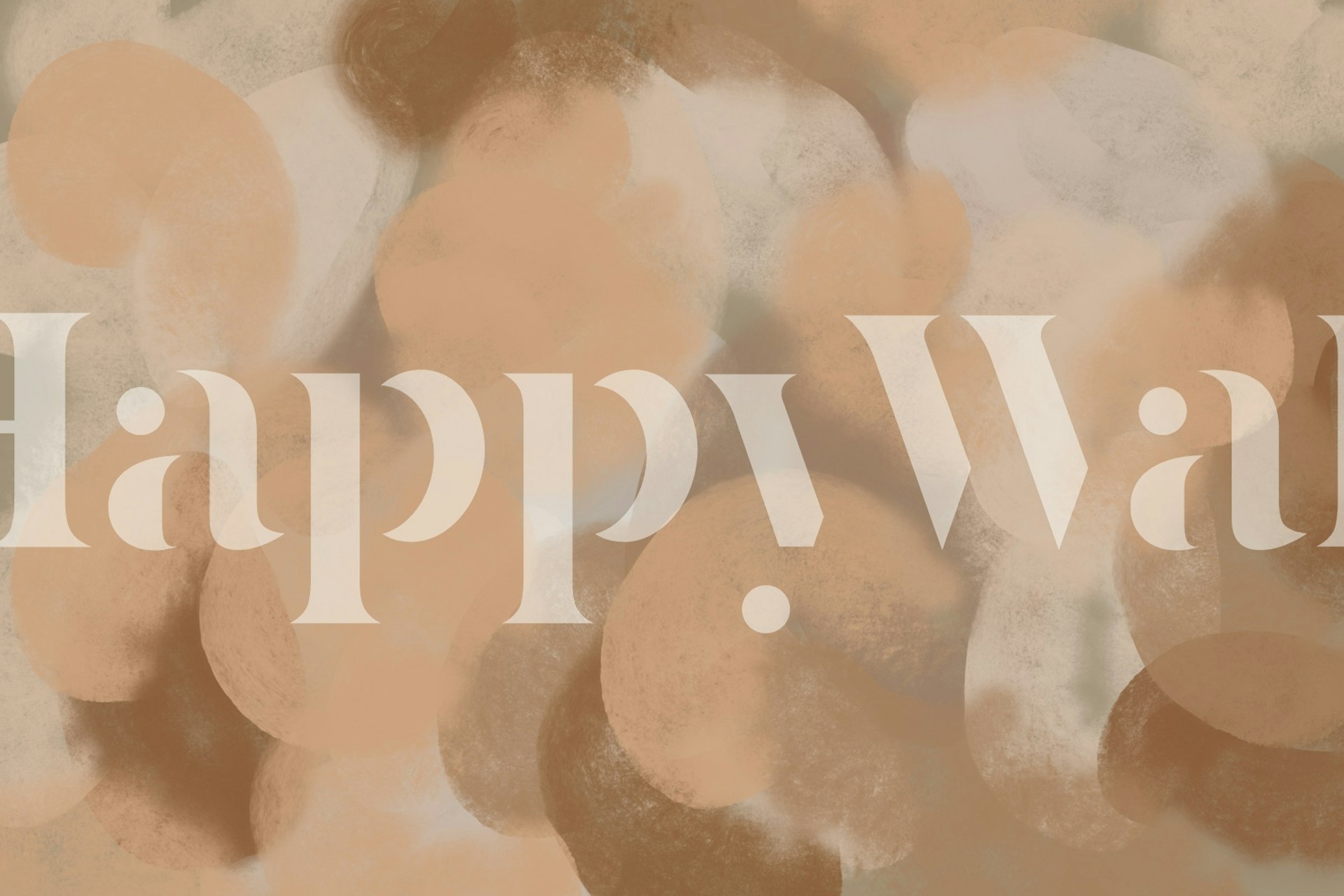 Tapeta Soft Earthy Tones w pokoju