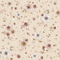 Timeless Floral Beauty In Sand wallpaper